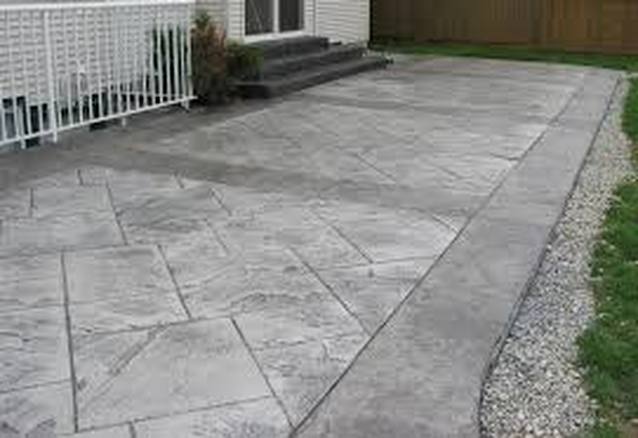 This is an image of aggregate patio in rocklin, california