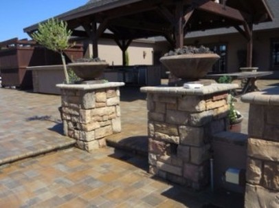 this is a picture of stone pavers in rocklin california